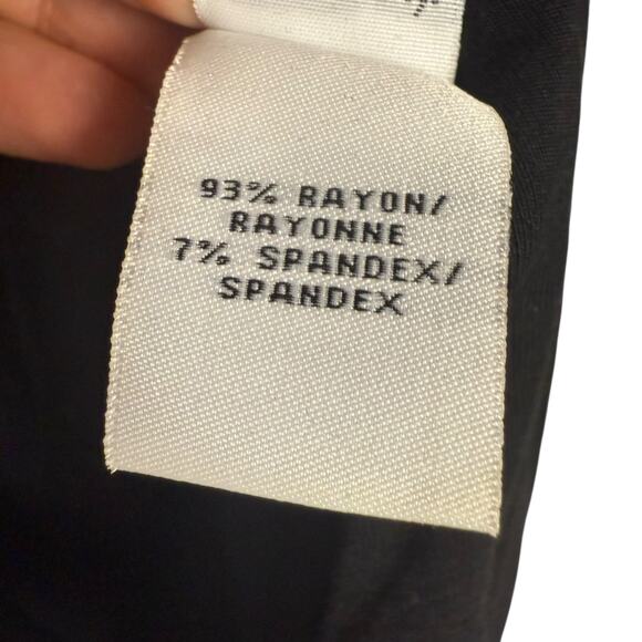 Diane von Furstenberg Julian Black 3/4 Sleeve V-Neck Tie Waist Wrap Dress Size 2 - Picture 7 of 9